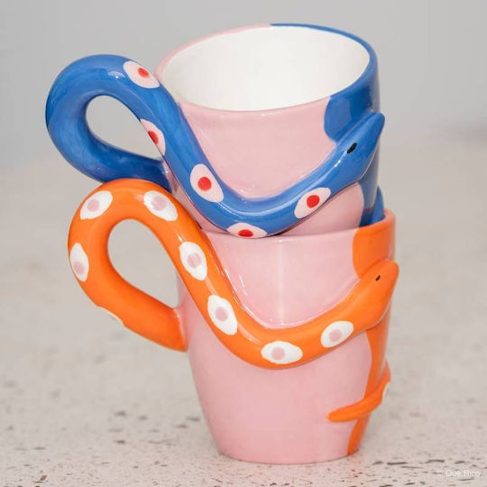 Que Rico Mug Ceramic Blue