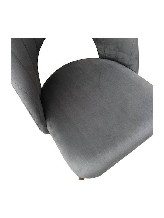 Lovingo Столички Трапезария плюшени Сив 2бр 50x47x85.5бр