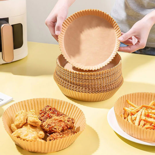Alista Home Hârtii de Copt Antiaderente pentru Air Fryer 20x20cm 50 Bucăți