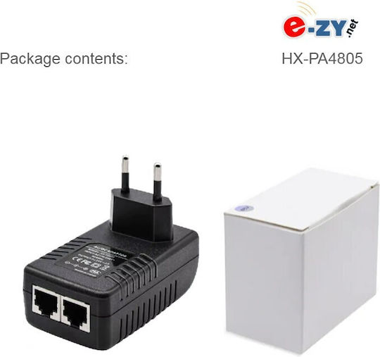 E Zy.Net HX-PA4805 PoE+ Впръсквач