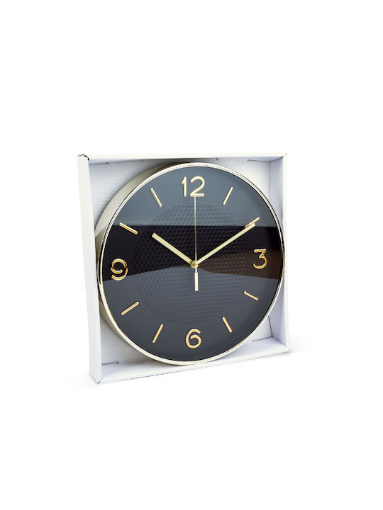 Alista Home Silent Ceas de Perete Plastic Negru Ø25cm