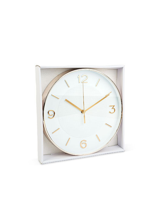 Alista Home Silent Ceas de Perete Plastic Alb Ø25cm