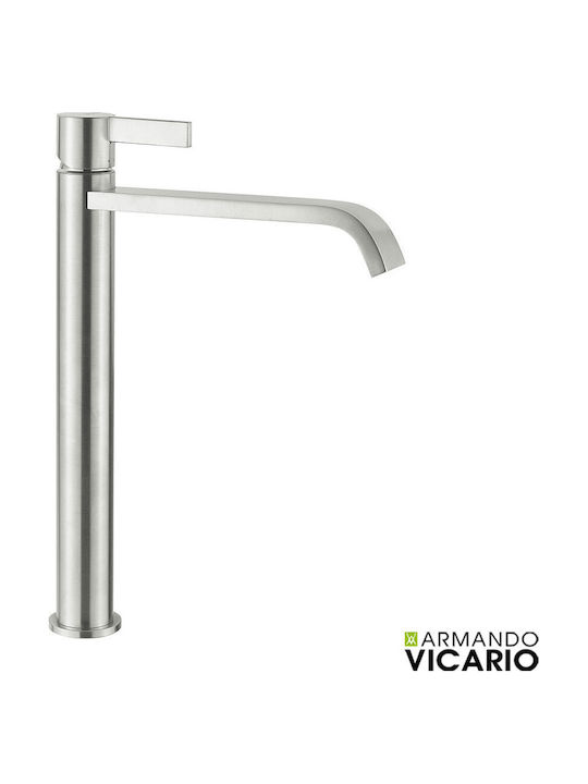 Armando Vicario Αναμεικτική Μπαταρία Νιπτήρα Ψηλή Inox
