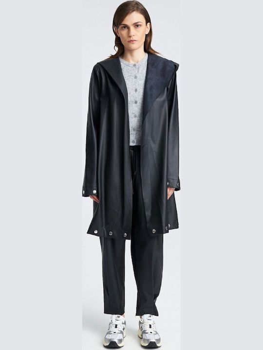 Pants Γυναικείο Ψηλόμεσο Υφασμάτινο Παντελόνι Μαύρο