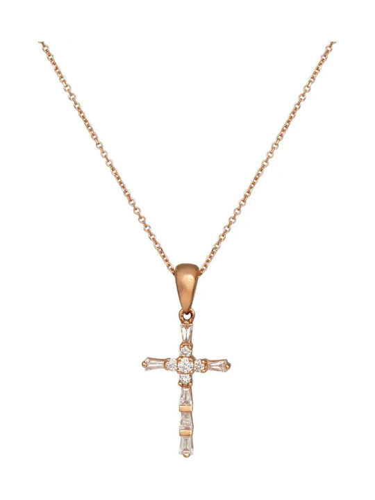 Cruce Roz Aur 18K Cruce Roz Aur 18K