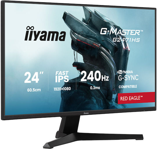 Iiyama G-Master Red Eagle IPS HDR Monitor 23.8" FHD 1920x1080 240Hz