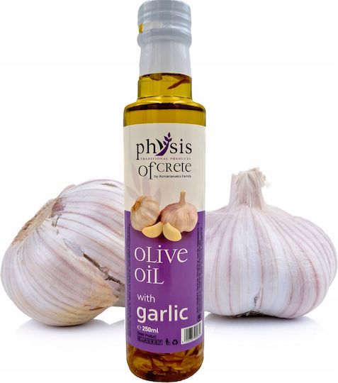 Physis of Crete Ulei de Măsline Extra Virgin cu Aromă cu usturoi 250ml 1buc