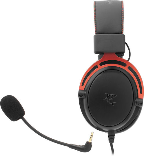 White Shark Gorilla Over Ear Gaming Headset with 3.5 mm Connectivity Red for PC