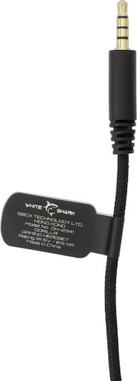 White Shark Gorilla Over Ear Gaming Headset with 3.5 mm Connectivity Red for PC