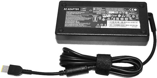 Захранващ адаптер за лаптопи Lenovo 20V 8.5A 170W правоъгълен конектор