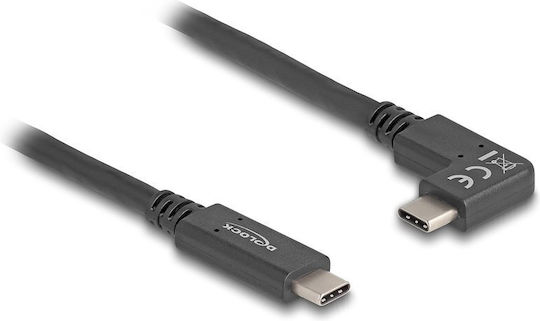 DeLock USB 3.1 Кабел USB-C Мъжки - USB-C 60W Захранване PD Черен 2м 80038