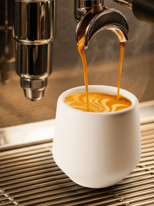 Miamio Set Tassen Espresso Keramik Weiß 90ml 4Stück