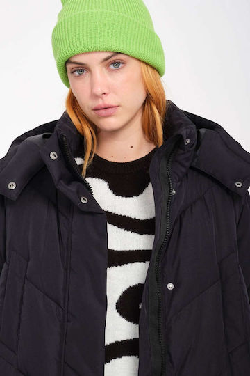 'full Beanie Ανδρικός Σκούφος Πλεκτός σε Πράσινο χρώμα