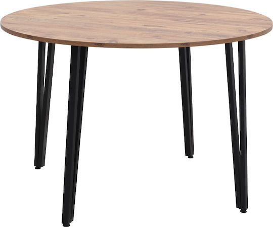 Zeno Rund Tisch Speisesaal aus Massivholz 110x110x73.5cm