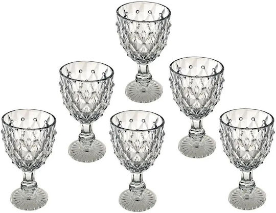 Set de pahare pentru Vin Alb din Sticlă 200ml 6buc