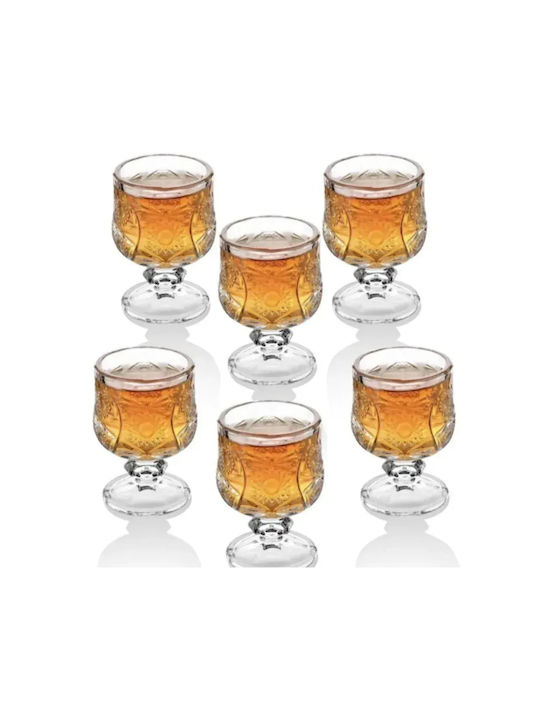 Set de pahare pentru Vin Alb din Sticlă 150ml 6buc