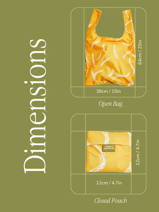 Reusable Shopping Bag Saffron Brush