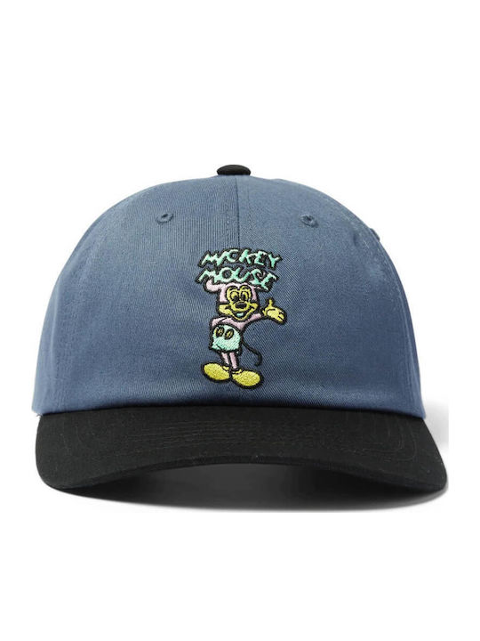 Huf X Disney Mickey Mouse Greetings Snapback Hat Charcoal Ht00960-charc