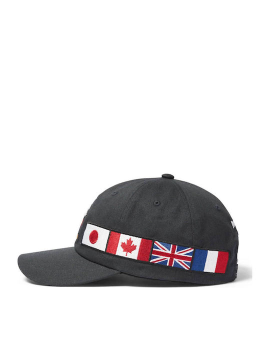 HUF X Disney Mickey Mouse Worldwide Tour Snapback Cap Navy HUF X Disney Mickey Mouse Worldwide Tour Snapback Cap Navy