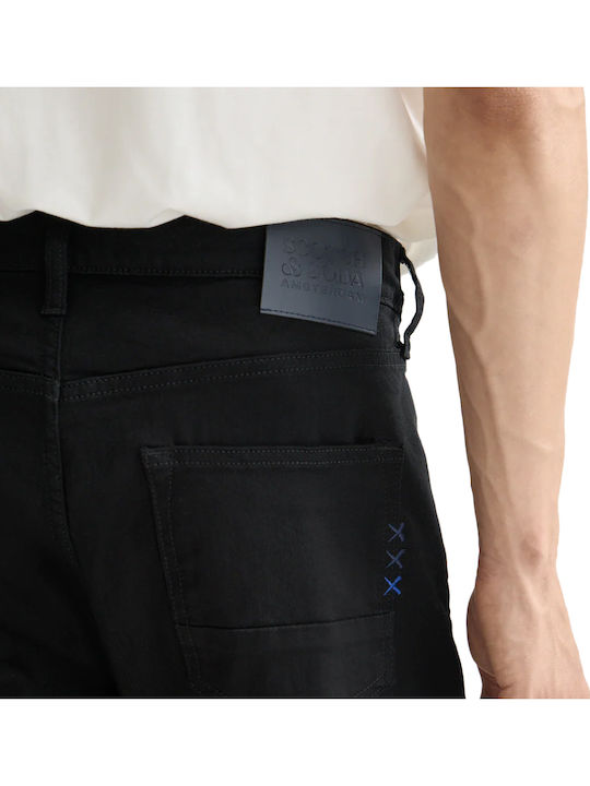 Core Ralston Men's Jeans Pants Elastic with Slim Fit Black