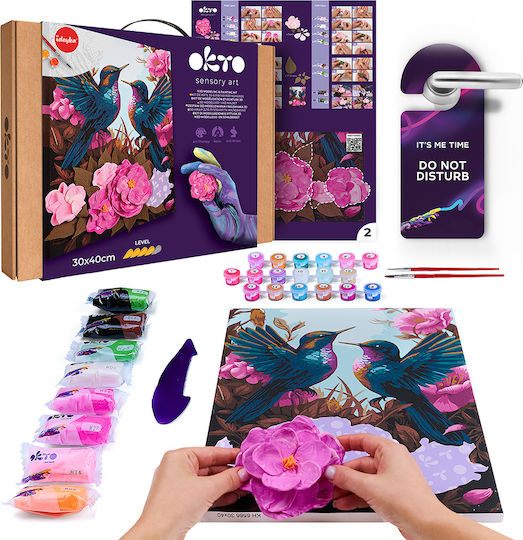 Okto Painting Set Wooden 40x30cm