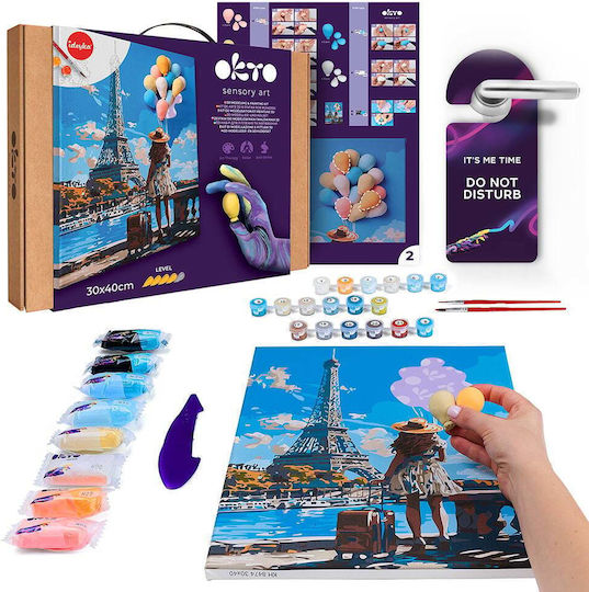 Okto Комплект за Оцветяване Дървен 40x30см