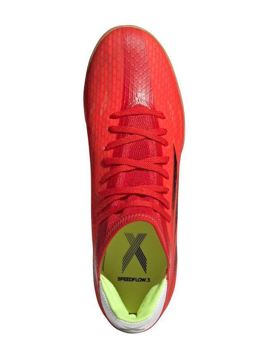adidas X Speedflow.3 Pantofi de Fotbal de futsal Roșu / Core Black / Solar Red
