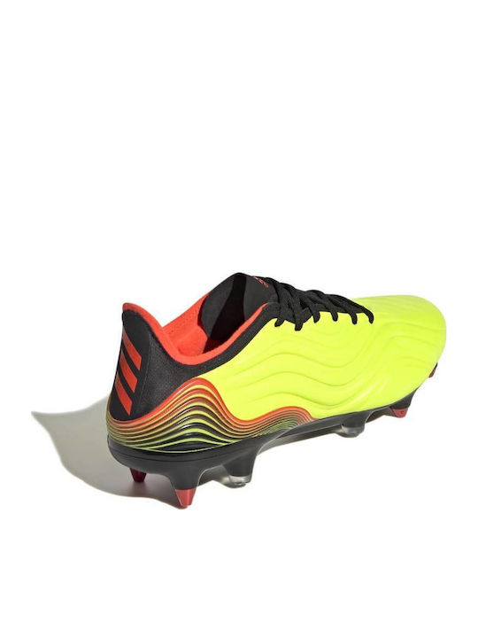 adidas Copa Sense.1 Fußballschuhe mit Stollen Team Solar Yellow / Solar Red / Core Black