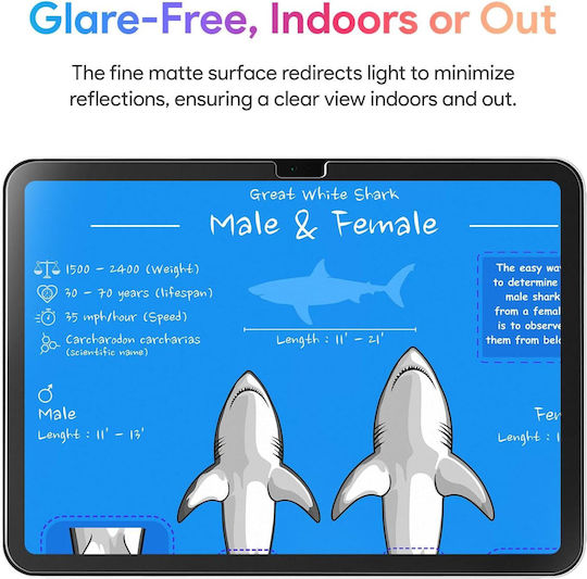 Folie Tempered Glass Mată Pentru Apple iPad A16 11 Inch 2025 10.9 Inch 2022 Anti Reflexie