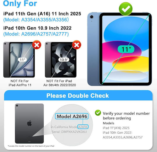 Folie Tempered Glass Mată Pentru Apple iPad A16 11 Inch 2025 10.9 Inch 2022 Anti Reflexie