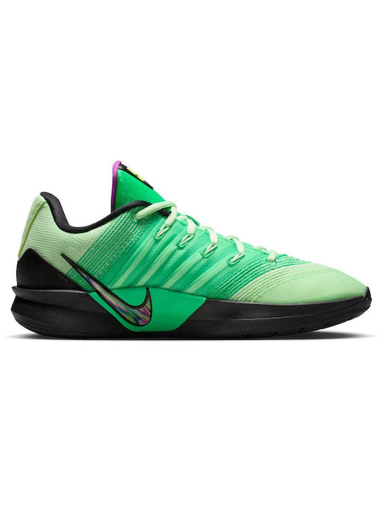 Sabrina 3 cu talpă joasă Pantofi de baschet Green Shock / Vapor Green / Vivid Purple / Μαύρο