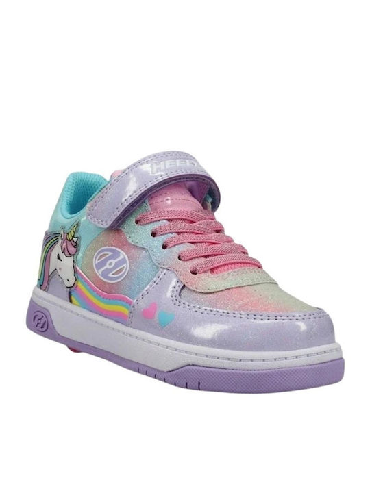 Παιδικά Sneakers με Σκρατς & Ροδάκια Πολύχρωμα