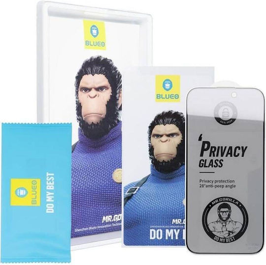 Tinted Glass Protector Samsung Z Fold 7 Blueo Privacy 5d Glass Black