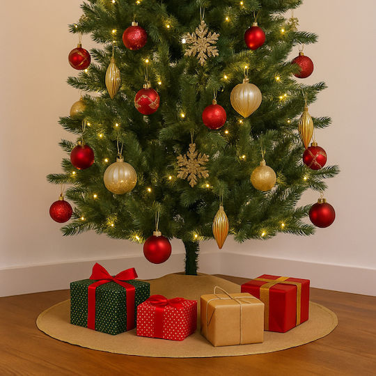 Weihnachtsbaumständer Gold Ψάθινη Φ80εκ.