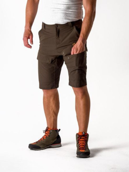 Northfinder Stretch Men's Hiking Short Trousers Brown