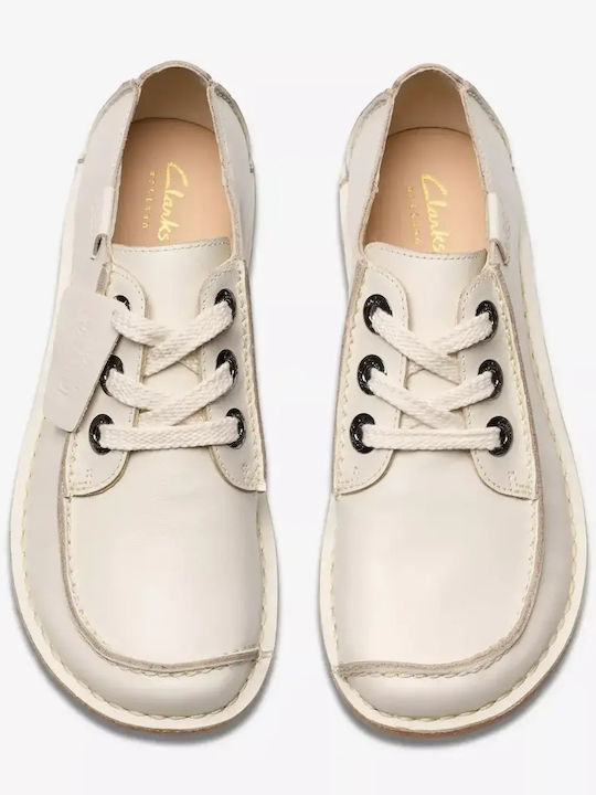 Women's Leather Slip-Ons Beige