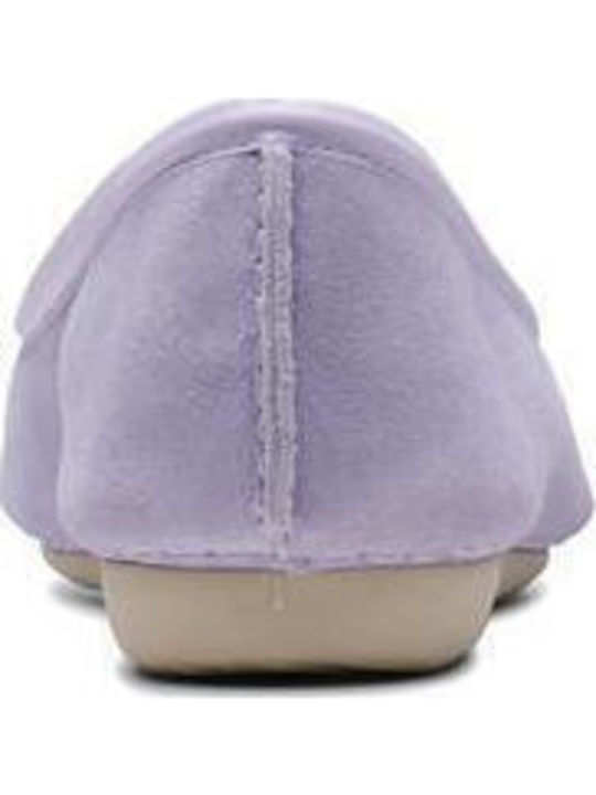 Freckle Ice Wildleder Damen Ballerinas Lila