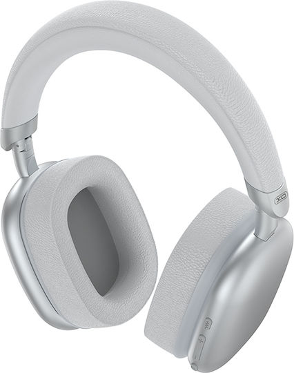 XO BE55 Bluetooth Wireless Over Ear Headphones with 36 hours of Operation Silver