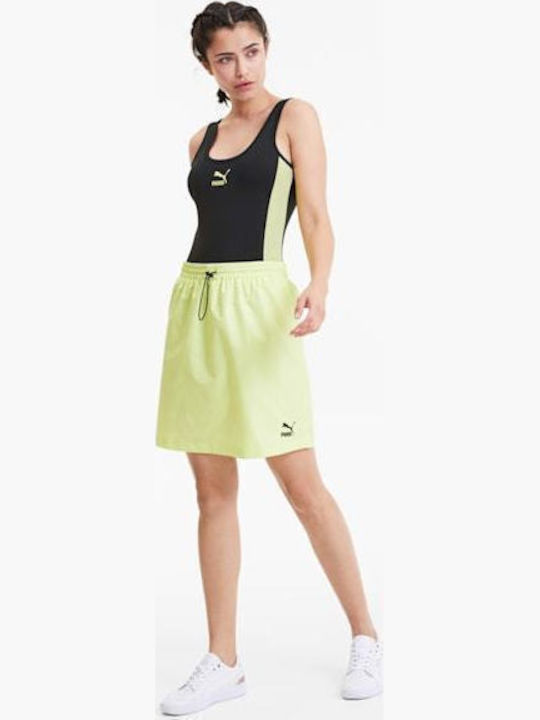 Sleeveless Bodysuit Classics T7 with Open Back Slim Fit Black