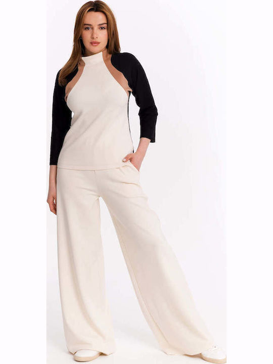 Bluza Damă Din Bumbac Multicolor
