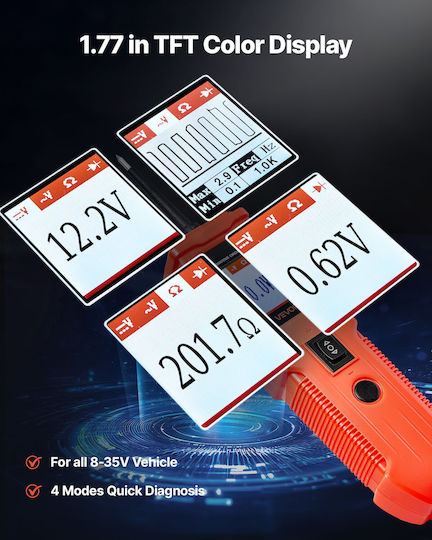 Vevor Voltage Tester DLXQCDLCSYKCO4QL7001V9 DC 65 - 65V