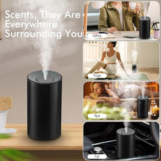 Dispozitiv De Difuzie A Uleiurilor Esențiale Pentru Aromatizarea Camerei 30m2 atmo Spirit Negru Cadou Primul Parfum Netprofessional