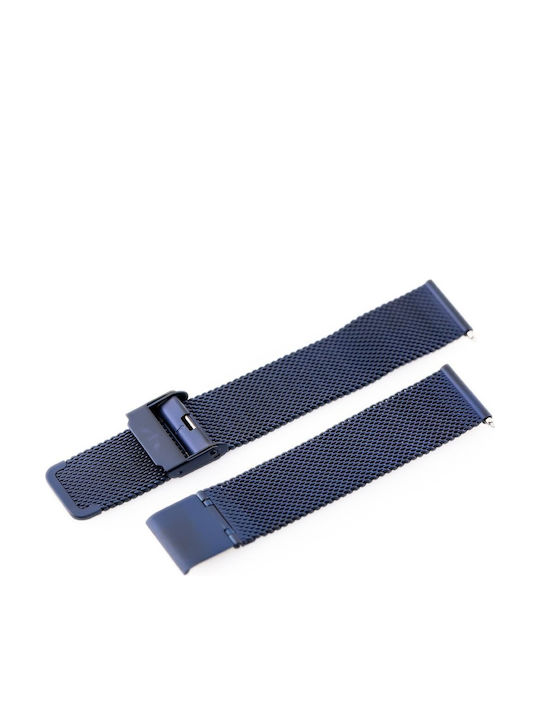 Bisset Brățară din metal Albastru 18mm Bisset Brățară din metal Albastru 18mm