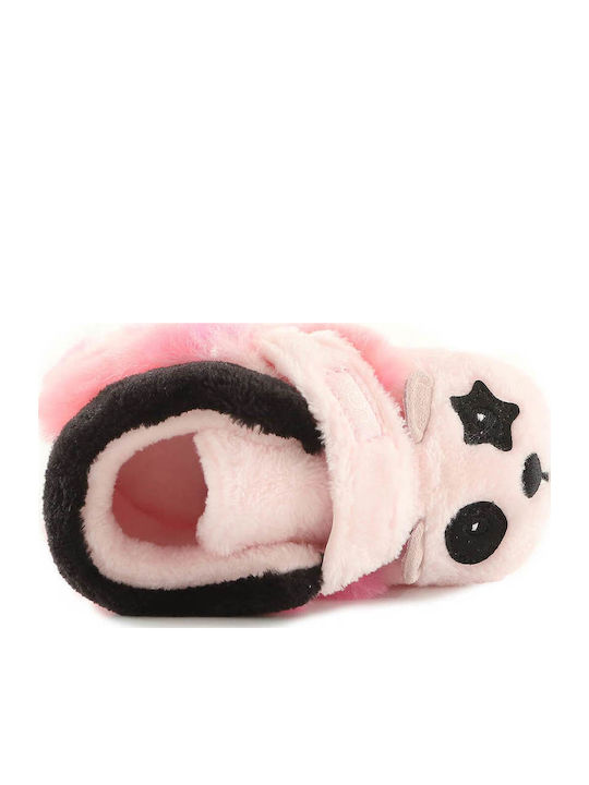 UGG Βρεφικά Παντοφλάκια Αγκαλιάς Ροζ Panda