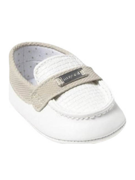 Mayoral Baby Moccasins White