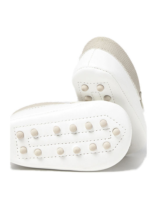 Mayoral Baby Moccasins White