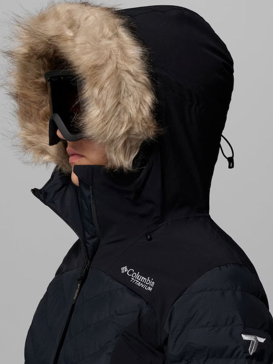 Columbia Bird Mountain Iii Insulated 2085641-011 Frauen Jacke aus für Ski & Snowboard Schwarz