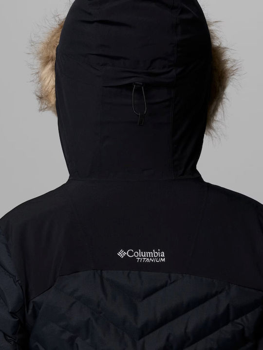 Columbia Bird Mountain Iii Insulated 2085641-011 Frauen Jacke aus für Ski & Snowboard Schwarz