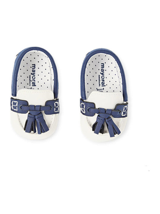 Mayoral Baby Moccasins White
