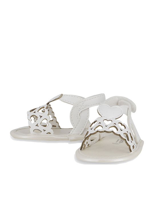 Mayoral Baby Sandals White